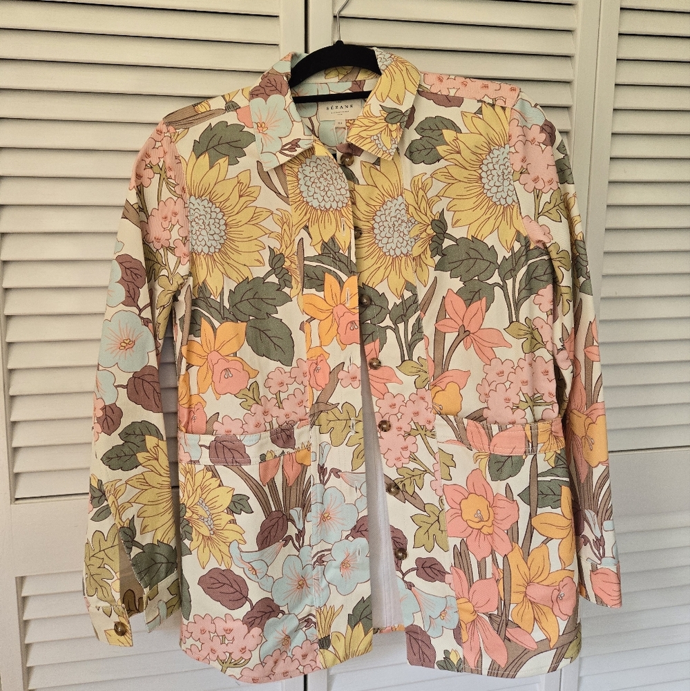 Sezane Will Jacket in 70s Boho